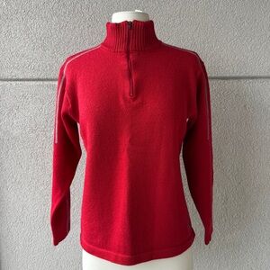 Vintage Nike ACG Red Wool Quarter Zip